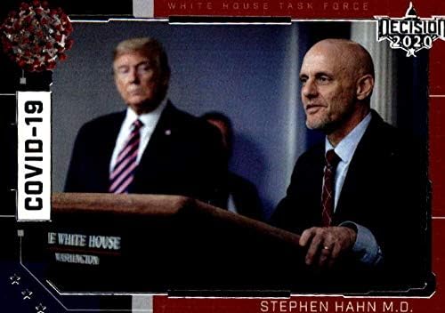 2020 Лист Решения COVID-19 Целевата група на Белия дом #COV-12 Търговска картичка Стефан Хан