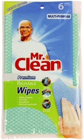 За многократна употреба, кърпички Mr. Clean 243028 Премиум-клас, брой 6 броя