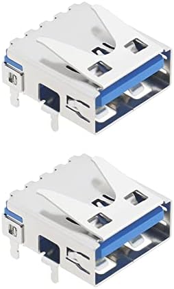 2 x Подмяна на конзола с вход USB порт, Съвместим с игрова конзола PS5, USB Порт за зареждане, Метални Електрически Аксесоари