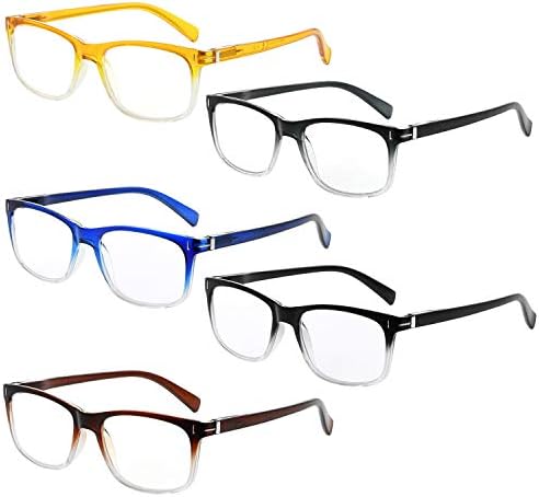 Eyekepper 5-Pack Очила За Четене Мъжки Дамски Модни Очила За Четене + 1.00