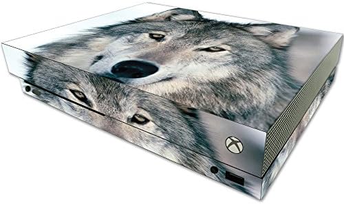 Корица MightySkins е Съвместим само с конзола на Microsoft One X - Wolf | Защитно, здрава и уникална Vinyl стикер | Лесно