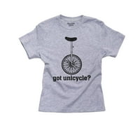 Имате ли велосипед? - весела универсален графичен дизайн момиче младежки сива тениска на памук