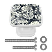 Комплект чекмедже дърпа дръжка квадратни гардероб шкафове с копчета от неръждаема стомана мебели кухненски декор