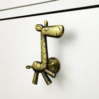 Жираф форма на цинкова сплав мебели дръжка шкафове за врати Копчета за деца