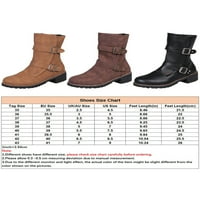 Bellella Women Boots Side Zip Booties Boot Boot Boot Boot Non-Slip Winter Shoes Wingking Walking Dark Brown 7