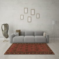 Ahgly Company Indoor Round Персийски кафяви традиционни килими, 3 'кръг