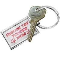 Keychain Dog & Cat Mom English Tery Terrier