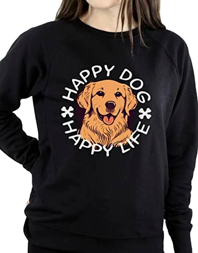 Абсолютен Култ Домашни любимци Дамски Hoody Happy Happy Dog Life Sweatshirt