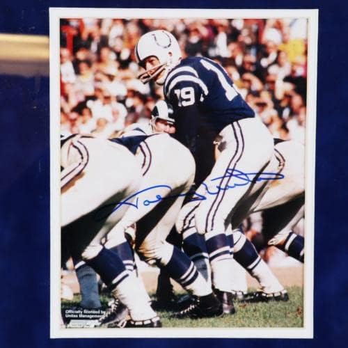 Джони Юнитас Подписа снимка Colts – COA JSA - Снимки NFL С автограф