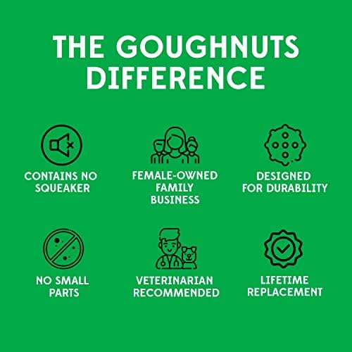 Goughnuts Играчки за Агресивни кучета | Почти Неразрушаемая Дърпане на играчки за средни породи, като Питбули и немски овчарки