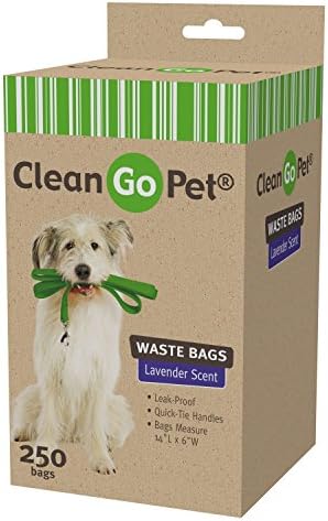 Торбички за кучешки отпадъци с аромат на лавандула за Почистване Go Пет, 100 броя, Чанти за Какашек с Быстросъемными дръжки