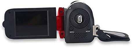 Socobeta Камера DV Видеокамера Full HD с въртене на 270 ° 1080P 16X Цифрова Камера с Висока Разделителна способност Цифров Фотоапарат САЩ ЧЕРВЕН