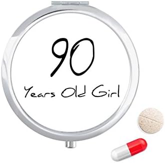 90-Годишно Момиче Възраст Дълголетие Калъф За Хапчета В Джоба Кутия За Съхранение На Лекарства Контейнер Опаковка