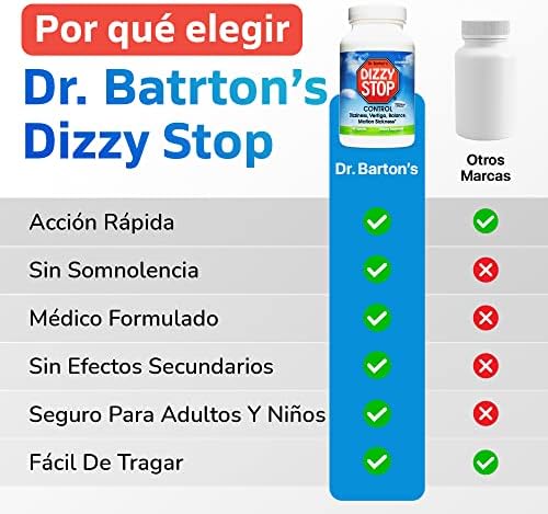 Дизи Stop Натурално средство срещу виене на свят Dr. Barton's, което поддържа баланса на вътрешното ухо, Хапчета от морска