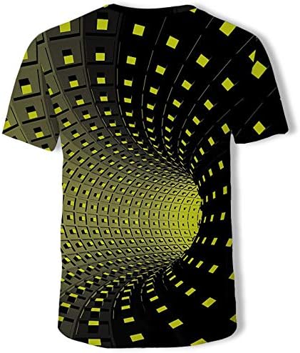 Мъжка Мода Череп 3D Печат на Тениски Риза Ежедневни Тениска С Къс Ръкав Блуза, Блузи Кръг Силует на Тениски S-4XL