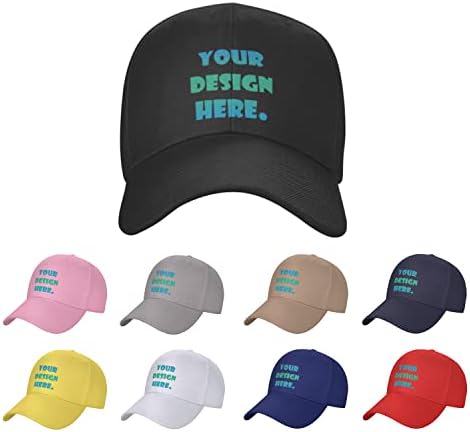 Изработена по поръчка Шапка на цена на едро Добавете свой собствен Дизайн / Текст / Снимки, Персонални бейзболна шапка Шапка
