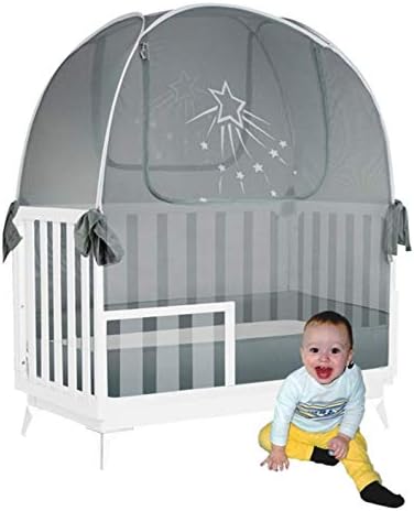 Австралийската мрежа за бебешки легла, Палатки за детски легла Twin 2 Silver Star, палатки за бебешко креватче, че бебето не е вылезал - mosquito net за бебешко легло