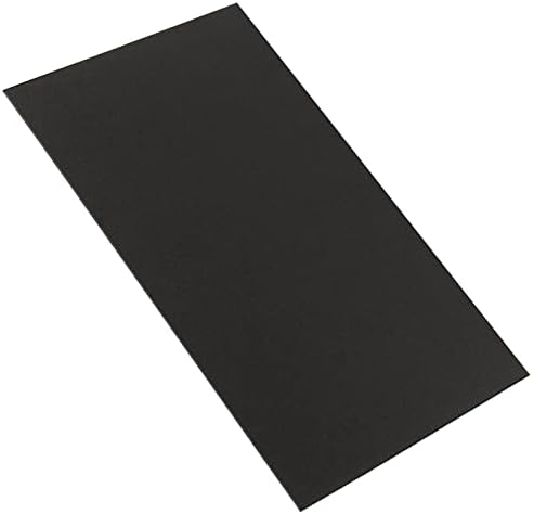 SHEUTSAN 100 Листа картон Черен цвят 11x17 инча, Заглавни листове £ 80 80 килограма, Удебелена Черна Гладка Картичка за Бродерия,