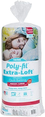 Стеганое одеяло Fairfield X81B Extra Loft от вата, 81 x 96, Бял