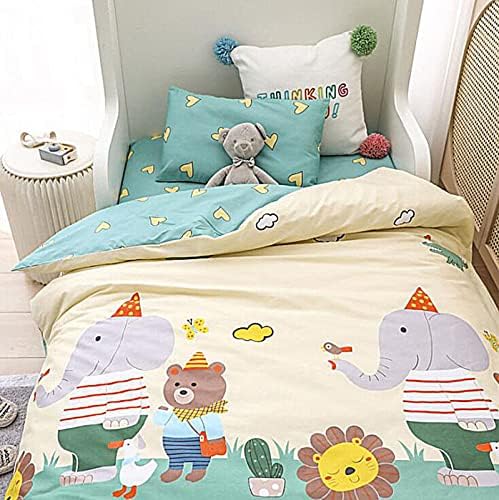 Комплект за детска градина Комплект за детска градина от три части стеганое одеяло от цели памук за детско постилка за спане