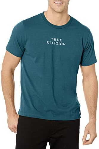 Мъжка тениска с стопанските на града Истинската религия Ss City Печат Tee