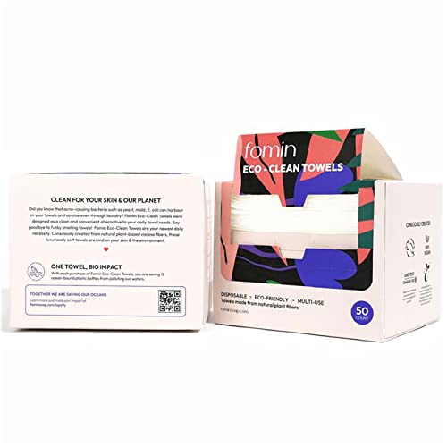 Еднократни кърпи за лице ANTON - 100 броя (2 опаковки) Биоразлагаемая Ультрамягкая кърпа за измиване и отстраняване