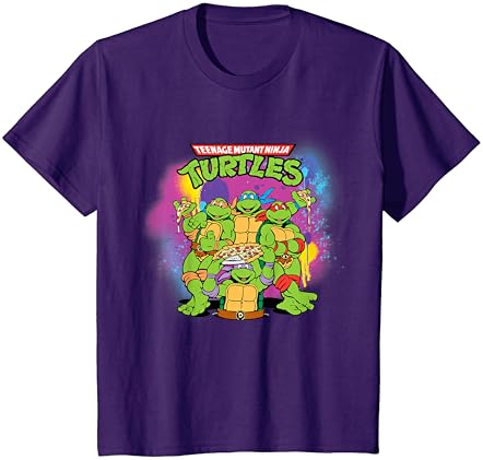 Mademark x Teenage Mutant Ninja Turtles - Оригинална Тениска Teenage Mutant Ninja Turtles С Цветна Рисувани