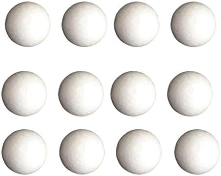 8 cm Полистирен Топки за Бродерия Топки от Бял Полистирен Гладки Кръгли за Училищни Проекти Стоки за Бродерия Коледа Снежна Топка