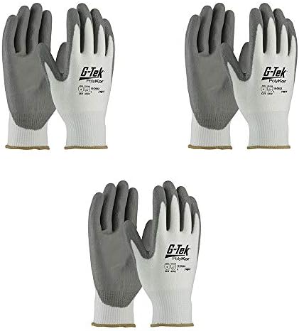 Ръкавици от непрекъсната трикотаж PIP 16-D622 G-Tek PolyKor (опаковка от 3 двойки) (среден размер)
