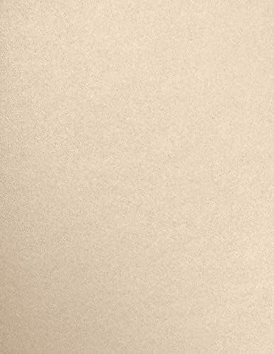 Хартия LUXPaper 8,5 x 11 | Размерът на буквите | Тъмно сив металик | 80 килограма. Текст | 500 Броя