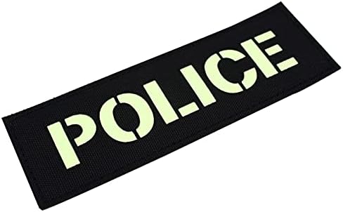 Мультикамерная Полицейска IR-Инфраред Светоотражающая Тактическа Светещ в Тъмното Нашивка Униформи на Правоохранителните