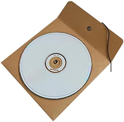 20 бр., ръкави за CD / DVD, кафяви пликове за DVD, картонени пликове, поставки за съхранение на седалките за опаковане на CD/DVD