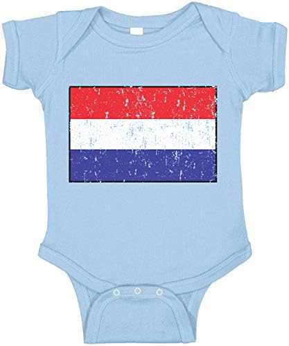 Бебешко Боди под Флага на Холандия Amdesco Холандски