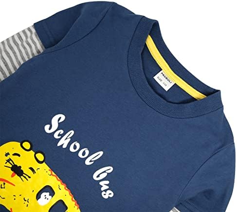 Пуловер в стил Мозайка с Дълъг Ръкав за Малки Момчета, Тениска с Меки Хлопковыми Футболками за Деца, Детски Графични Върховете