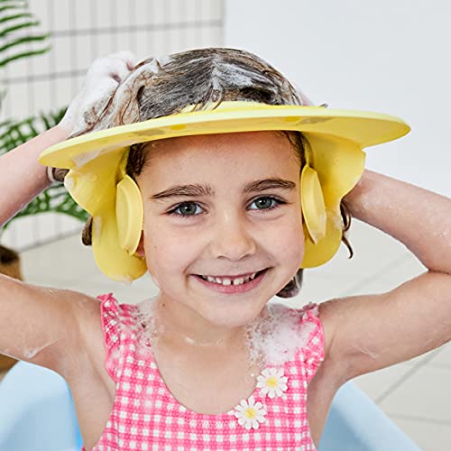Детска Шапка за душ, Шампоан, Козирка, Защитно шапчица, бебешка вана, Препарат за миене на косата, Омекотители, Предотвратява попадането на вода върху лицето за Защи
