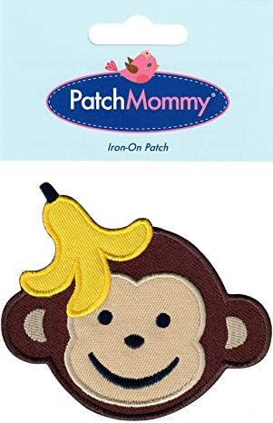 Нашивка с Маймунката Майка, Желязо / Шият - Апликация за деца