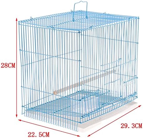 РАЗЗУМ Голяма Птичья Клетка Птичья Клетка Гнездо за Отглеждане на Хамстери Гнездо Кутия за Лесно Почистване Клетка за Папагал