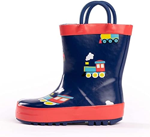 Непромокаеми гумени ботуши NORTY за деца - Водоустойчиви Гумени ботуши За момчета и Момичета, Обикновена Непромокаеми обувки