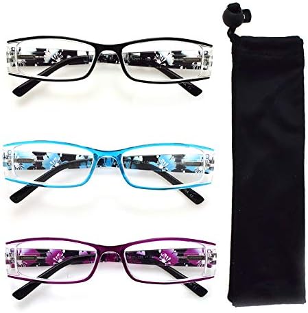 Цветни Очила за четене В цветенце R213-КОМПЛЕКТ От 3