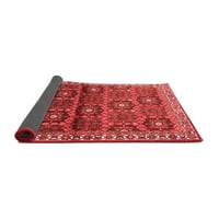 Ahgly Company Indoor Round Персийски червени традиционни килими, 8 'кръг
