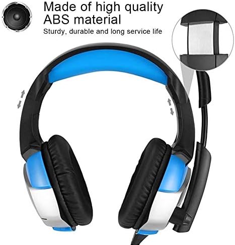 Raxinbang Headset Прибиращ Детска слушалки с микрофон за потискане на шума, 3,5 мм Жичен Компютърна Слушалки Glow, Поддържа