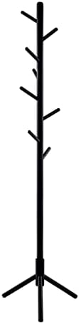 Закачалка за дрехи YEVONNIE от едно каучуково дърво, свободно стояща Закачалка за дрехи, Закачалка във формата на дърво с