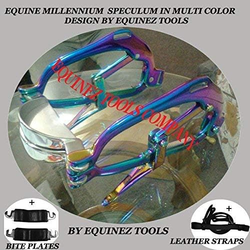 Лошадиное Стоматологично Огледало Millennium Speculum Многоцветни Кожени Въжета За Кляпа В Устата На Коня