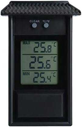 UXZDX CUJUX Водоустойчив Цифров Уличен Термометър-Влагомер за Измерване на температурата и влажността на Хладилника (Цвят: