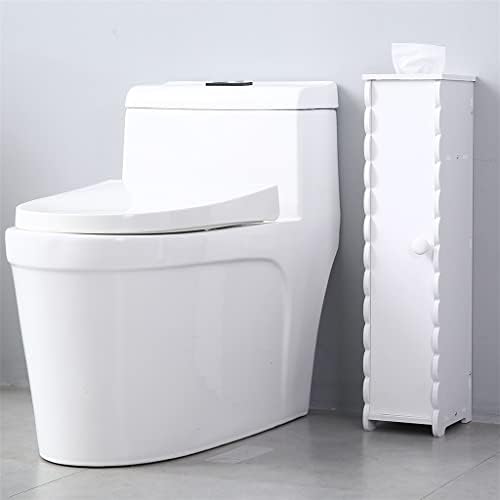 ZHYH Малък Ъгъл Външен Шкаф За Съхранение на Баня и Като Тънък Тоалетка Тясна Кутия За Съхранение на Мивки В Банята Съхранение