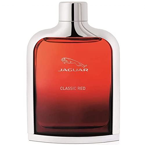 Спрей тоалетна вода Jaguar Classic Red за мъже, 3,4 течни унции