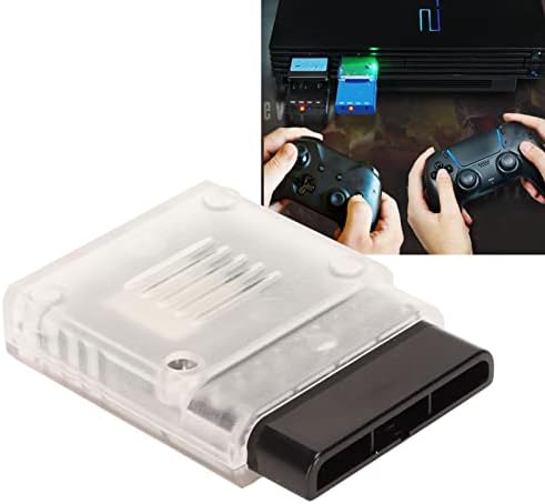 Мултиплейър Адаптер Безжичен Контролер Bluetooth за PS2, Преносим, Безжичен Адаптер Bluetooth с ниско Закъснение PS2 игри
