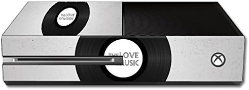 Кожата MightySkins е Съвместима с конзолата на Microsoft Xbox One, скинове за етикети Любов към музиката
