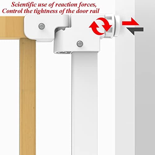 Разширяващо Дървени защитни врата Защитни врати за врати и стълби Разширено Метална ограда Прижимное Устройство с функция