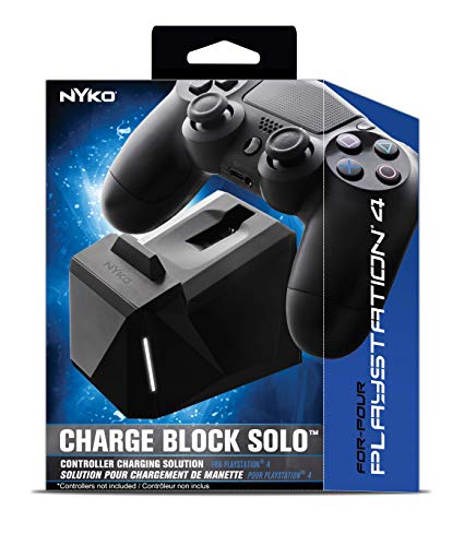 Nyko Charge Block Solo - Без адаптер за променлив ток за PlayStation 4 - Дизайн, монтаж и зареждане - Най-лесният начин за